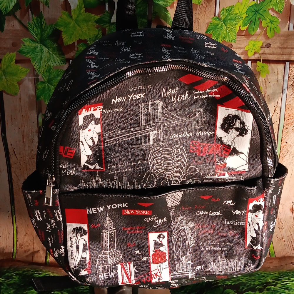 Stylish New York Themed Backpack